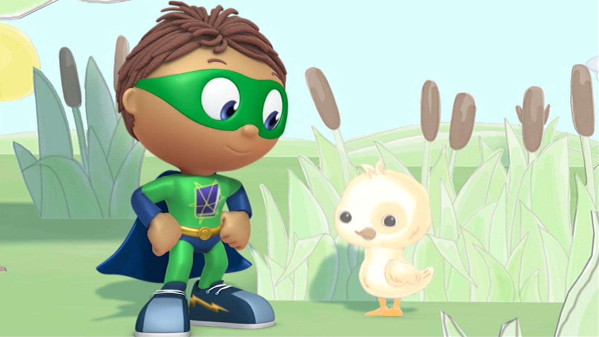 Princess Pea gets a lesson from the Ugly Duckling.