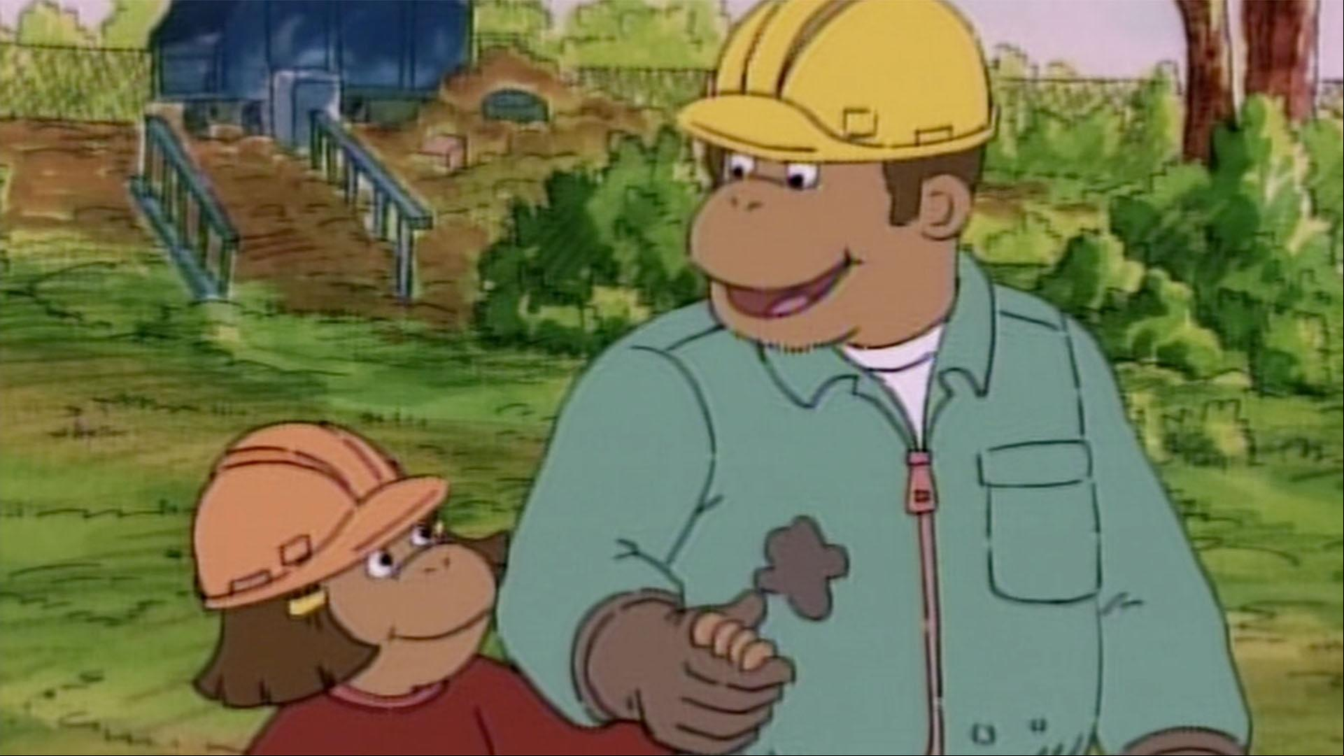 Francine is embarrassed by her dad's job. / Muffy spends a rough weekend at Francine's.