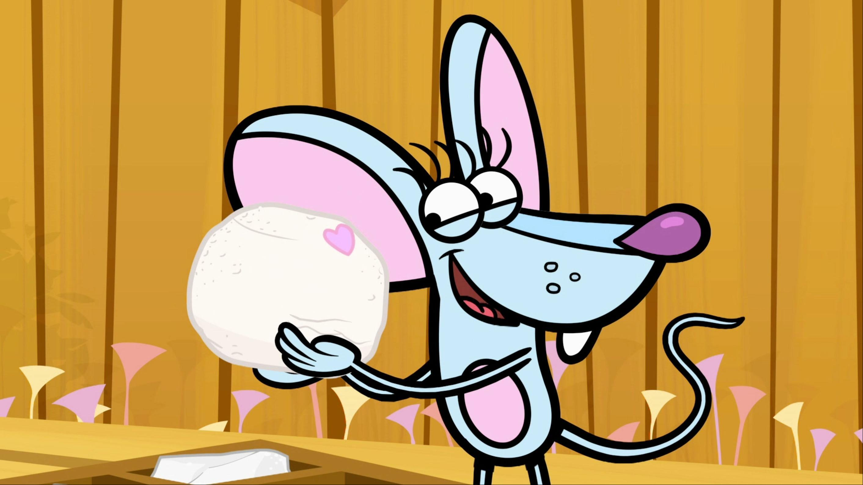 Squeeks can't wait to show everyone her favorite rock at her Rock Stars meeting.